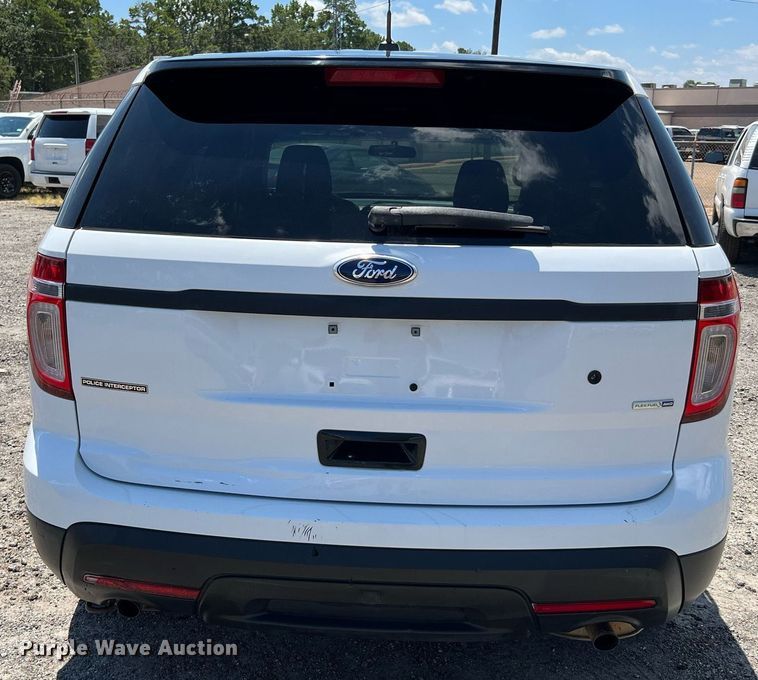 image for item LF9402 2015 Ford Explorer Police Interceptor  SUV