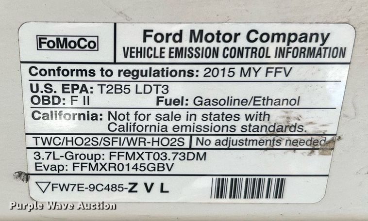 image for item LF9402 2015 Ford Explorer Police Interceptor  SUV