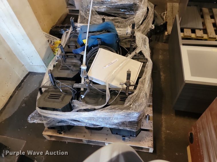 image for item LO9153 (6) pallets of stage lighting equipment