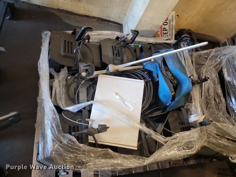 image for item LO9153 (6) pallets of stage lighting equipment