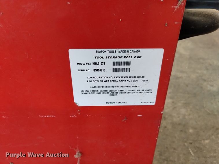 image for item LP9689 Snap-on KRA4107B  toolbox