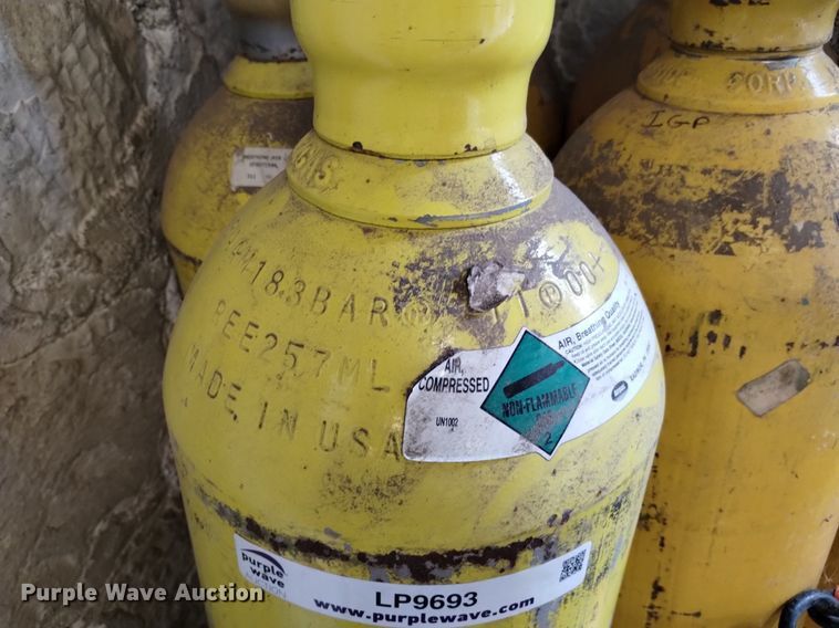 image for item LP9693 (6) oxygen tanks