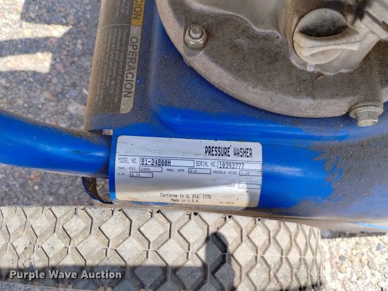 image for item LP9700 Napa PowerPro 2400  pressure washer