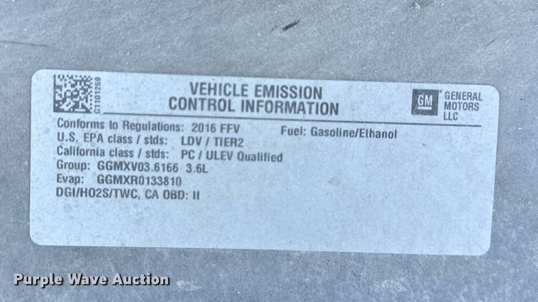 image for item LQ9006 2016 Chevrolet Impala