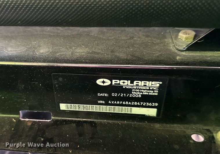 image for item LQ9008 2008 Polaris Ranger 700  utility vehicle