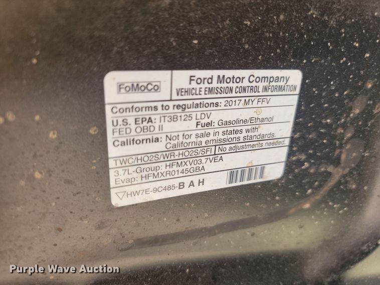 image for item LQ9123 2017 Ford Taurus Police Interceptor