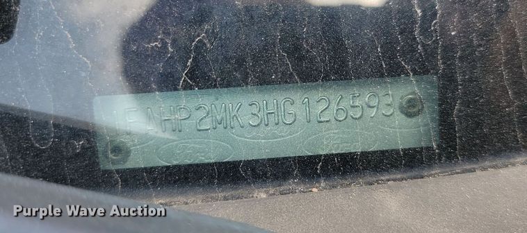 image for item LQ9123 2017 Ford Taurus Police Interceptor