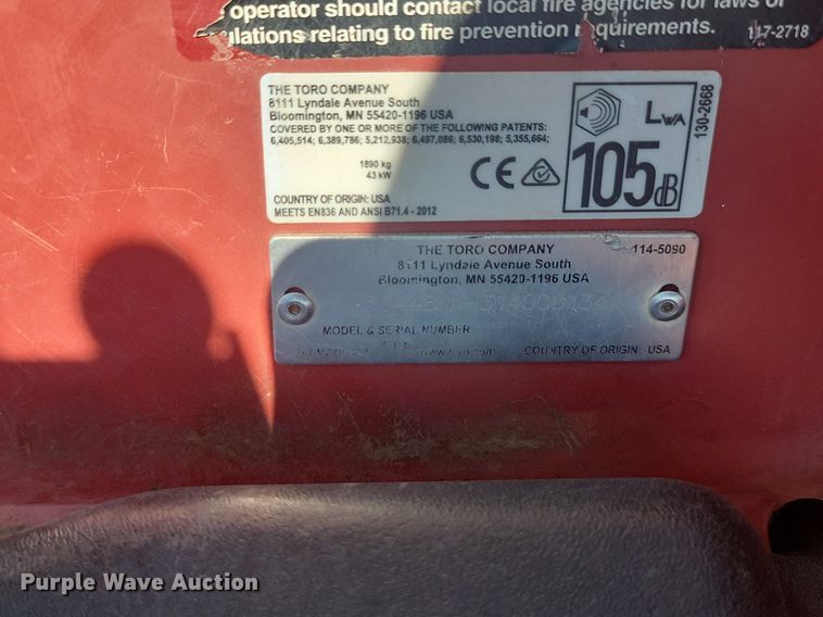 image for item LQ9129 Toro Groundsmaster 4000D  lawn mower