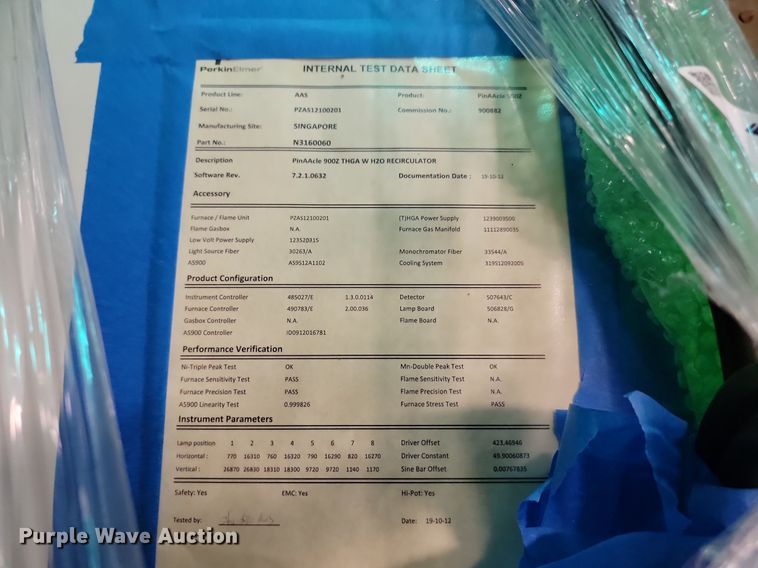 image for item LQ9205 Atomic Absorption spectrometer and sampler