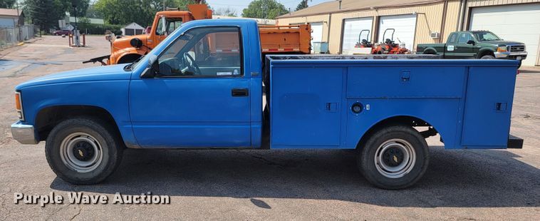 image for item LQ9280 1992 Chevrolet C2500HD  utility bed pickup truck