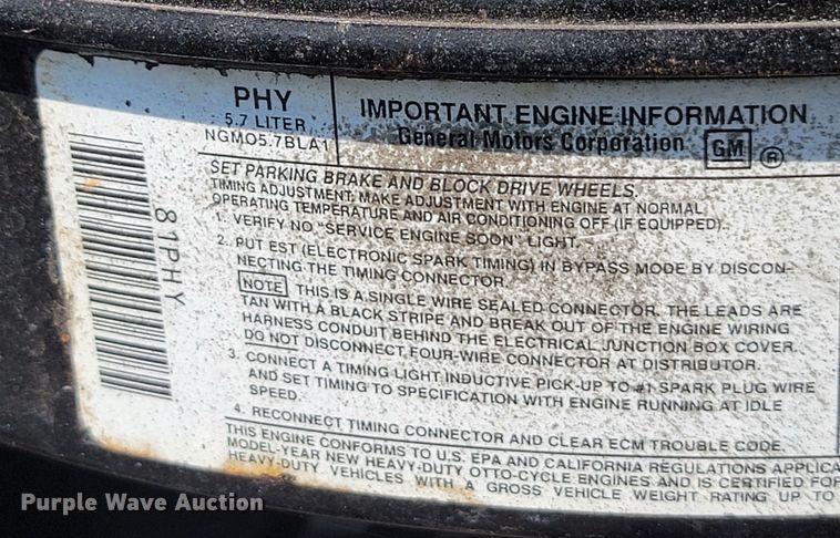 image for item LQ9280 1992 Chevrolet C2500HD  utility bed pickup truck