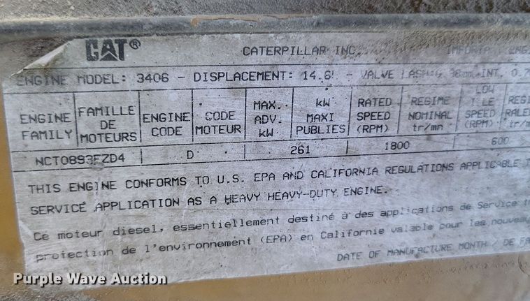 image for item LS9705 1993 Peterbilt 377  semi truck