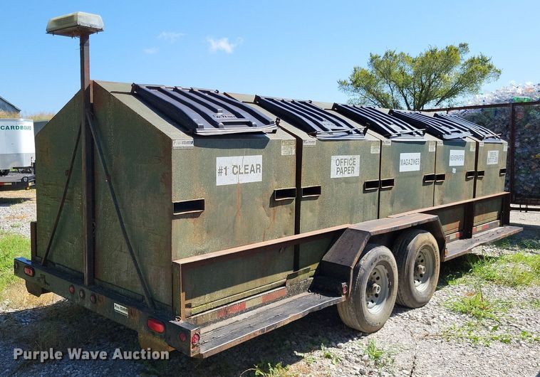 image for item LS9706 2023  Shop built recycle trailer