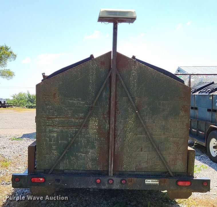 image for item LS9706 2023  Shop built recycle trailer