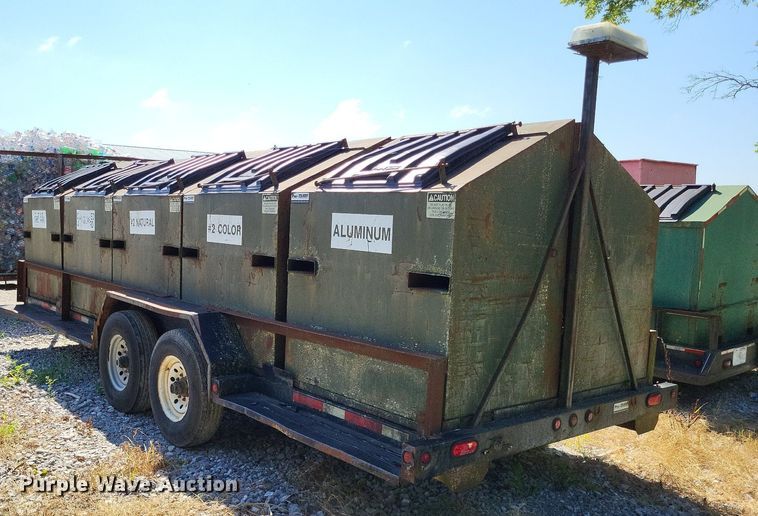 image for item LS9706 2023  Shop built recycle trailer