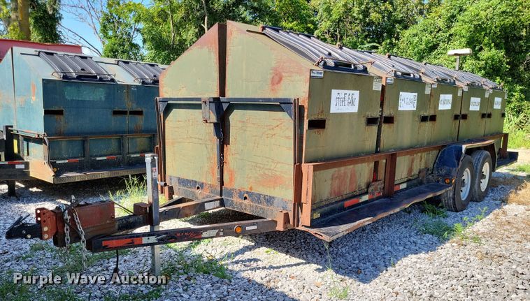 image for item LS9706 2023  Shop built recycle trailer