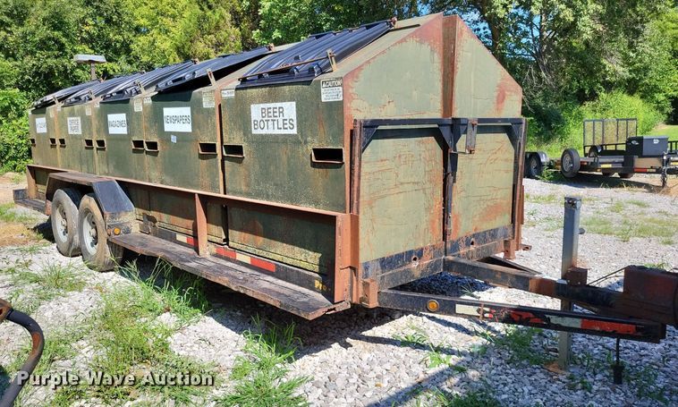 image for item LS9706 2023  Shop built recycle trailer