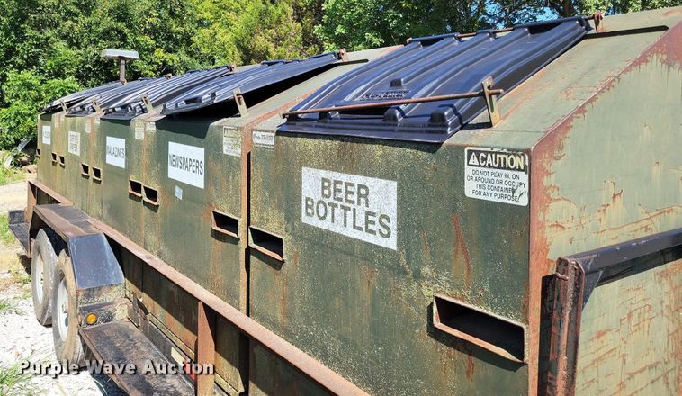 image for item LS9706 2023  Shop built recycle trailer