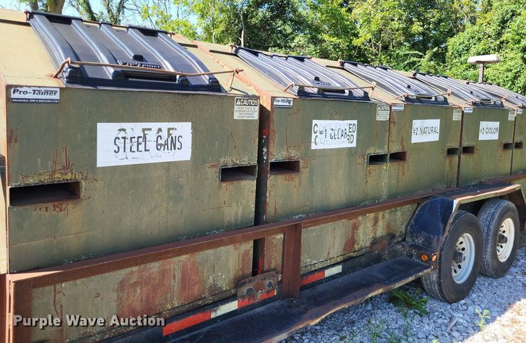 image for item LS9706 2023  Shop built recycle trailer