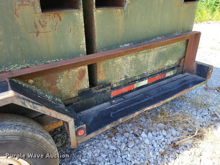 image for item LS9706 2023  Shop built recycle trailer