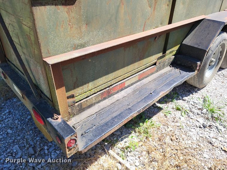 image for item LS9706 2023  Shop built recycle trailer