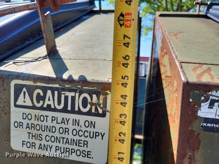 image for item LS9706 2023  Shop built recycle trailer