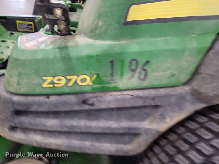 image for item LS9712 John Deere Z970A  lawn mower