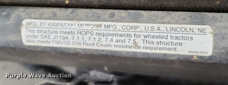 image for item LS9713 2007 Kawasaki Mule 3010  utility vehicle