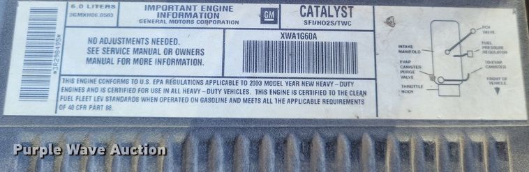 image for item LS9716 2003 Chevrolet Suburban 2500  SUV