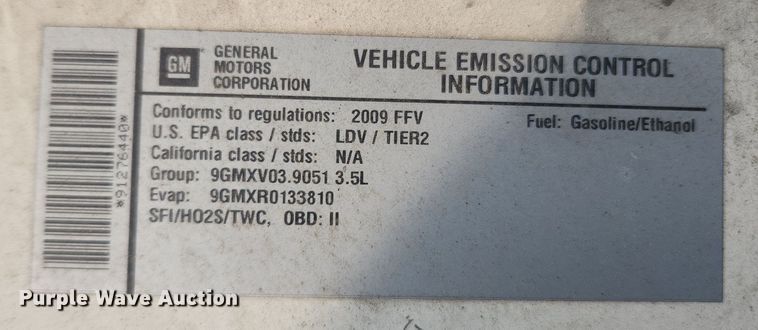 image for item LX9745 2009 Chevrolet Impala LS