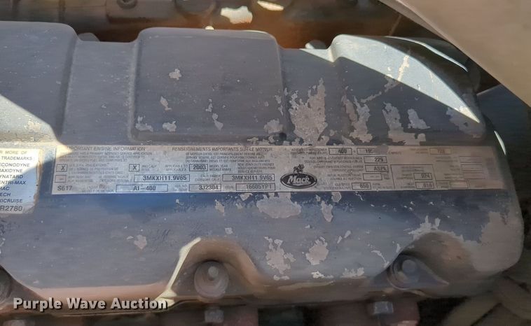 image for item LY9307 2004 Mack CV713 Granite  dump truck