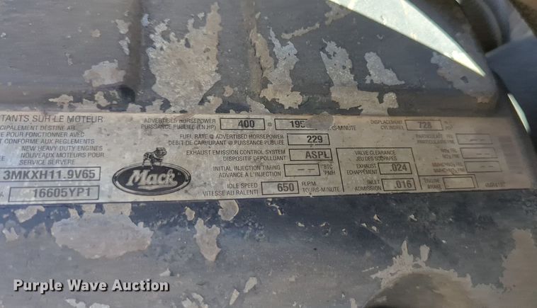 image for item LY9307 2004 Mack CV713 Granite  dump truck