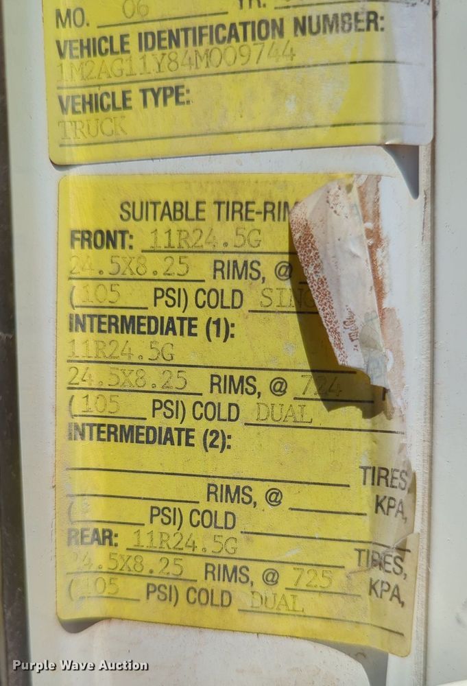 image for item LY9307 2004 Mack CV713 Granite  dump truck