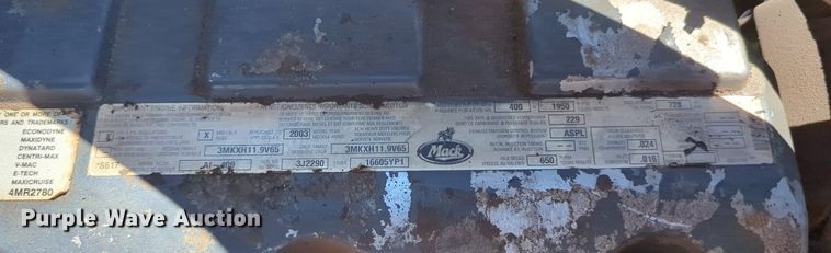 image for item LY9308 2004 Mack CV713 Granite  dump truck