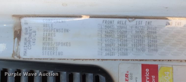 image for item LY9310 2007 Sterling LT8500  dump truck