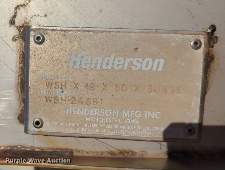 image for item LY9318 Henderson WSHX12X50X304SS  spreader