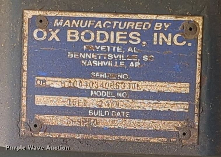 image for item LY9322 Ox Bodies  dump bed