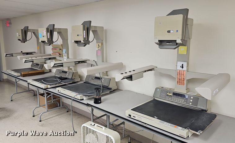 image for item MD9977 (4) Minolta DR1600 16mm planetary microfilm cameras