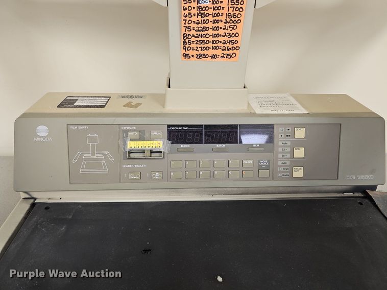 image for item MD9977 (4) Minolta DR1600 16mm planetary microfilm cameras