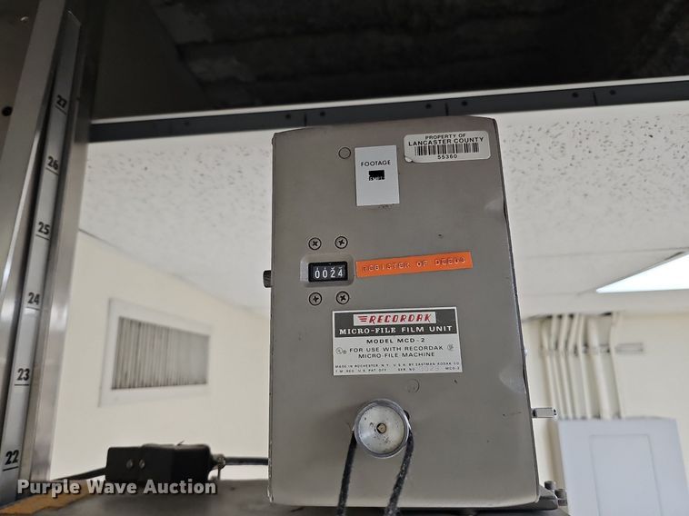 image for item MD9978 Recordak MRD-2  micro-file machine