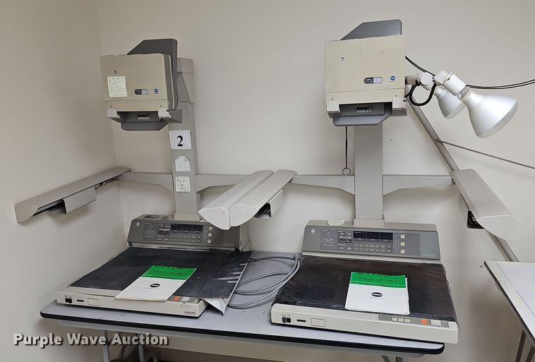 image for item MD9979 (3) Minolta DR1600 16mm planetary microfilm cameras