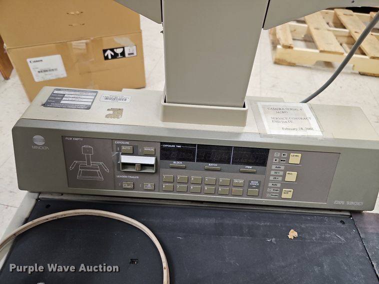 image for item MD9979 (3) Minolta DR1600 16mm planetary microfilm cameras