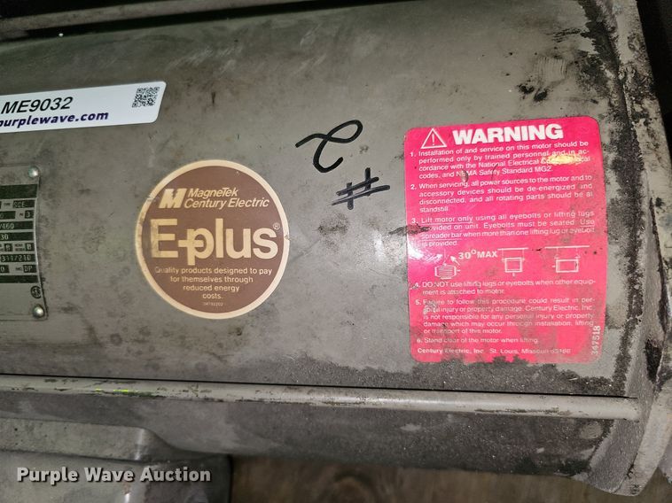 image for item ME9032 Magnetek Century Electric E-Plus  electric motor