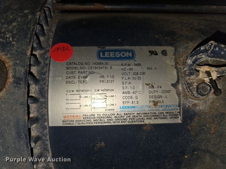 image for item ME9035 (4) Leeson electric motors