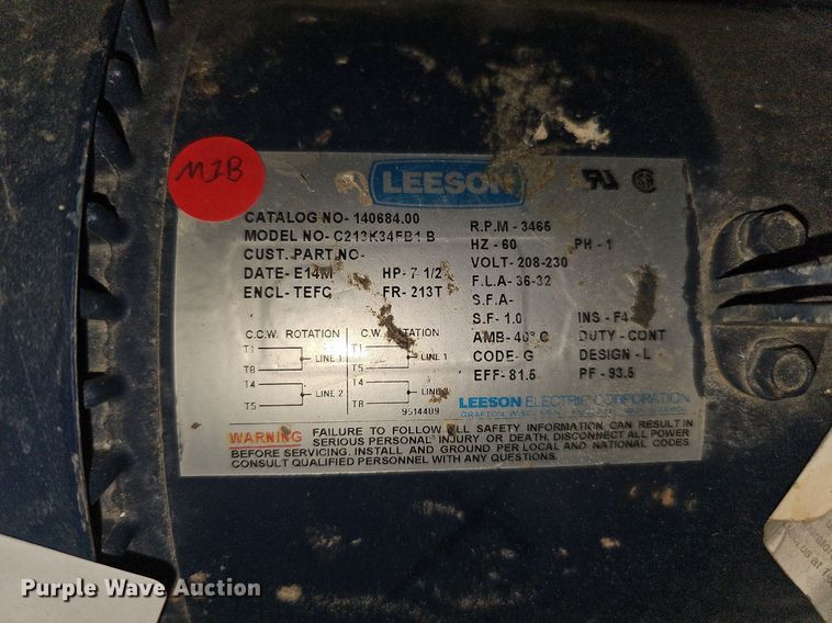 image for item ME9035 (4) Leeson electric motors