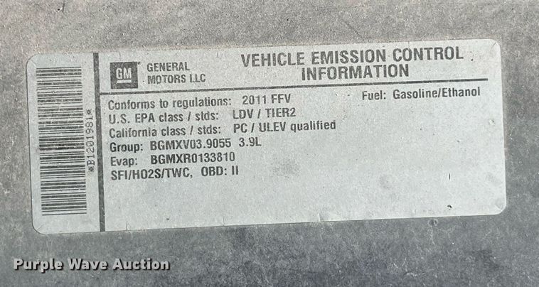 image for item MG9432 2011 Chevrolet Impala