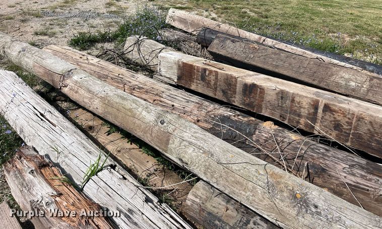 image for item MG9456 Approx. 24 bridge pilings