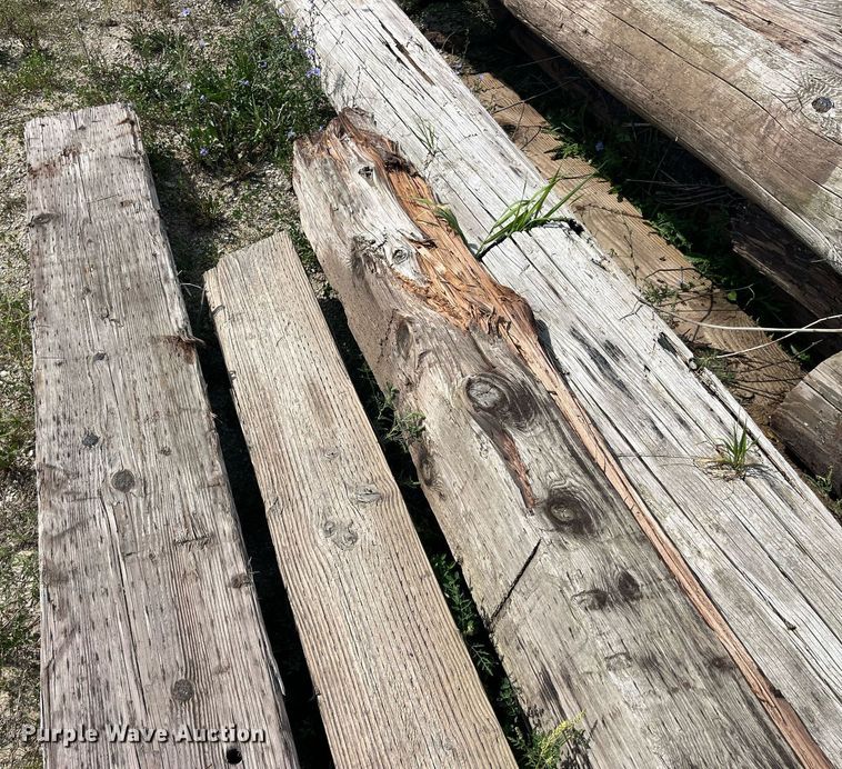 image for item MG9456 Approx. 24 bridge pilings