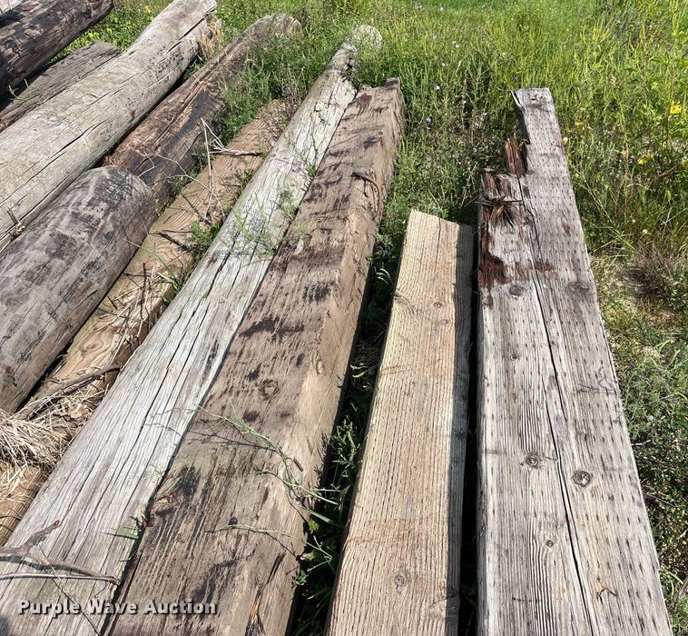 image for item MG9456 Approx. 24 bridge pilings