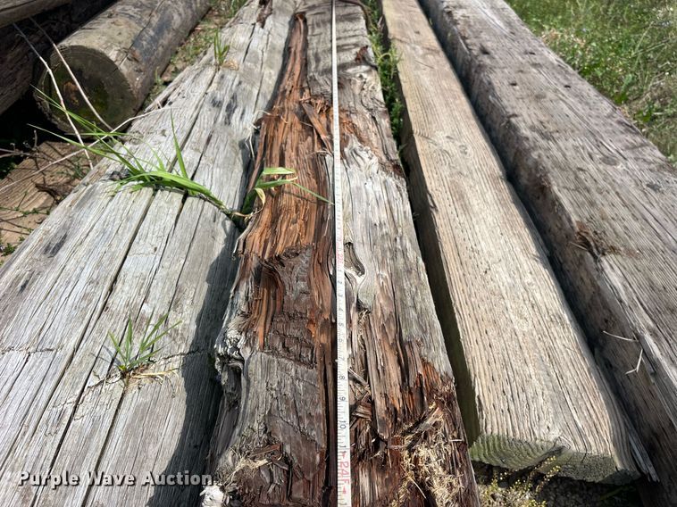 image for item MG9456 Approx. 24 bridge pilings